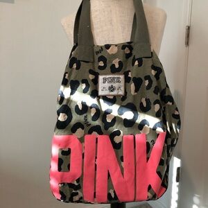 PINK Leopard Print Bag